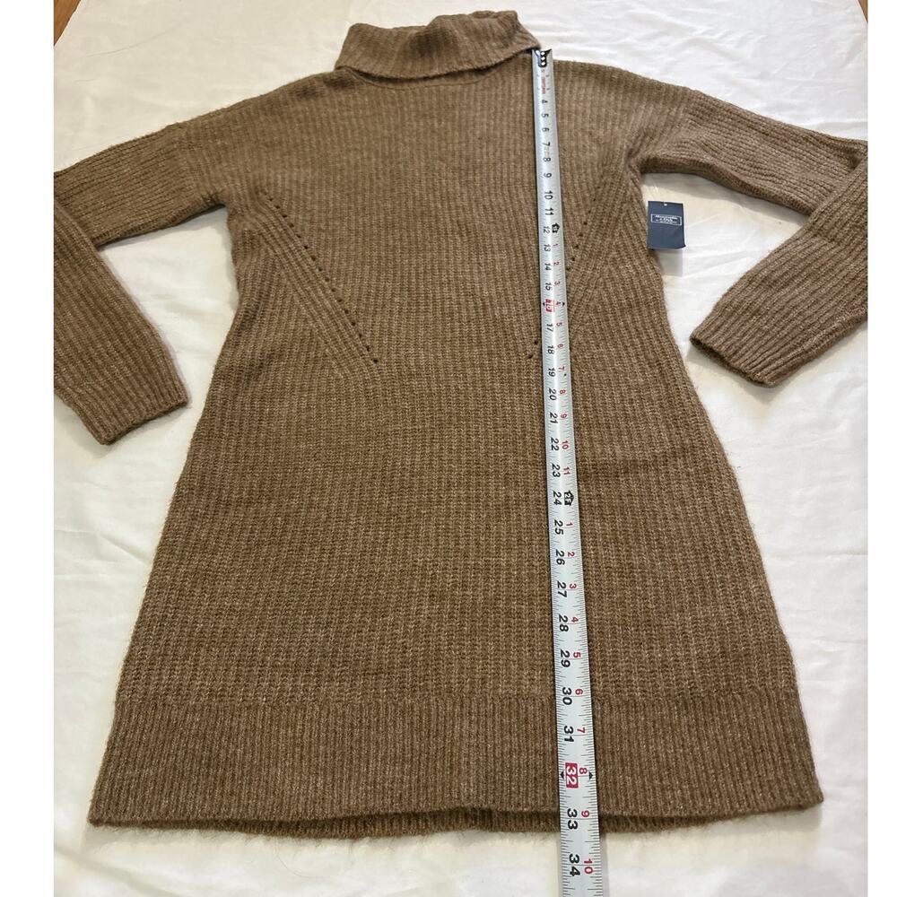 NWT Abercrombie & Fitch Women’s Small Tall Cowl Neck Sweater Dress Winter Knit - Picture 8 of 9